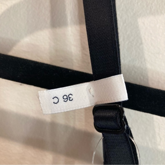 GAPBODY Sz 36C Sheer Semi-Demi Underwire Adjustable Straps Supportive Bra NEW - Picture 6 of 10